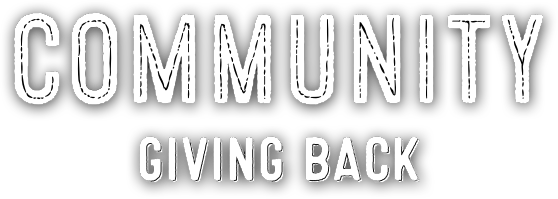 Community - Giving Back